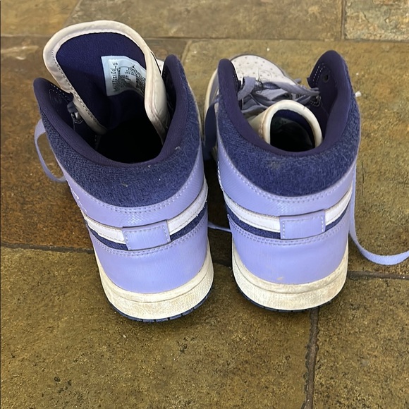 Nike Women's Sneakers - Purple and Cream - Picture 4 of 4